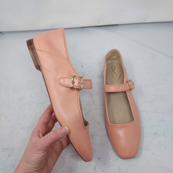 Sam Edelman Shoes - SAM EDELMAN Pink Michaela Mary Jane Flat Shoe